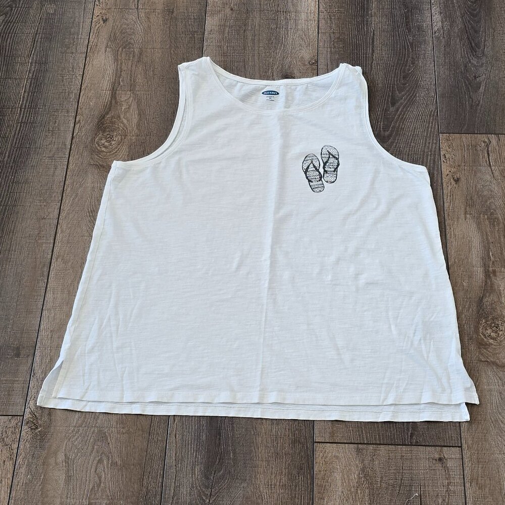 Set of 4 Old Navy Women’s Tank Tops – Size XXL (Neutral Colors) - Picture 2 of 15